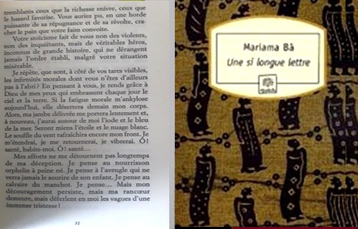 Page 31 : Une si longue lettre de Mariama Bâ