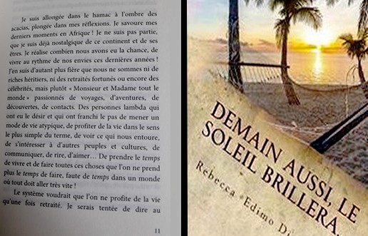 Incipit : Demain aussi, le soleil brillera de Rebecca Edimo Di Giusto