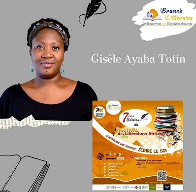 [Actu Autrice] Gisèle Ayaba Totin au festival des Littératures Africaines de Nantes le 4 novembre 2022