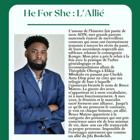 jifa bookclub mars au feminin  he for she bruce mateso instagram portrait 
