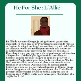 jifa bookclub mars au feminin  he for she allies  lareus gangoueus instagram portrait 
