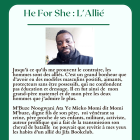 jifa bookclub mars au feminin  he for she  momi mbuze instagram portrait 
