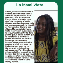 jifa bookclub presentation mars au feminin mami wata  edna merey apinda instagram portrait 
