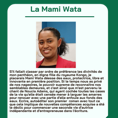 jifa bookclub presentation mars au feminin mami wata  noucia adams  instagram portrait 
