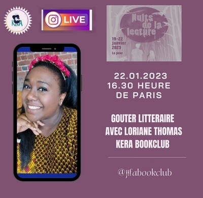 [Save the date 22 Janvier] Nuits de la lecture Kera Bookclub (Loriane Thomas)