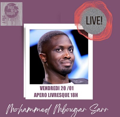 [Save the date 20 Janvier] Nuits de la lecture Mohammed Mbougar Sarr